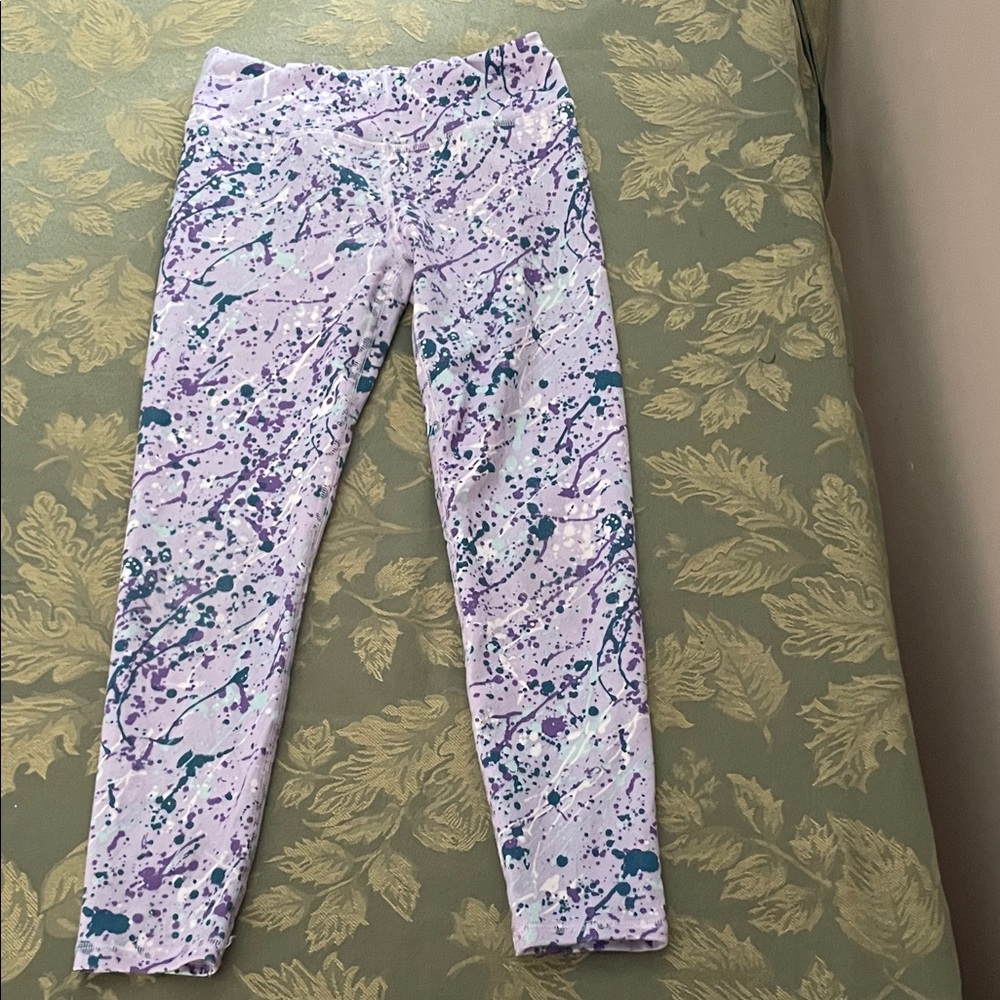 Athletic Works Purple and Teal Leggings